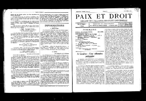Paix et Droit.  (01/10/1936)